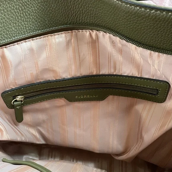 Labubu Bag Bundle! Fiorelli Olive Green “Beau” Large Hobo + Have A Seat “Baba” - Picture 15 of 16